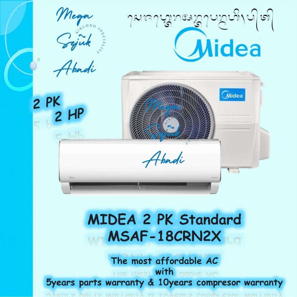 AC Midea 2 PK Standard / MSAF-18CRN2