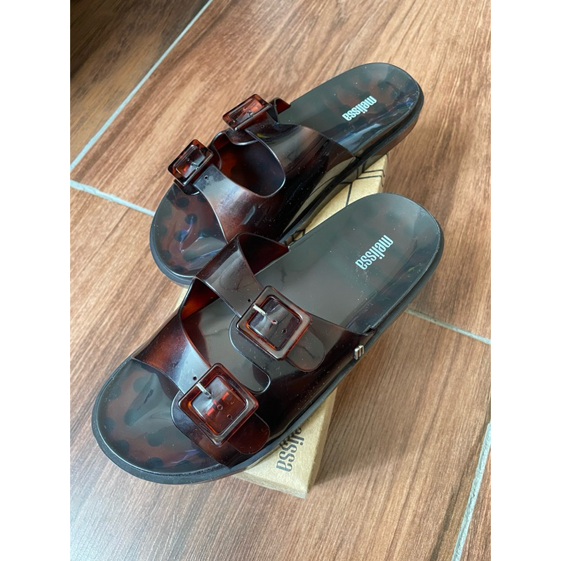 PRELOVED | Melissa Wide AD Sandal Brown/Tortoise sz 38 unisex
