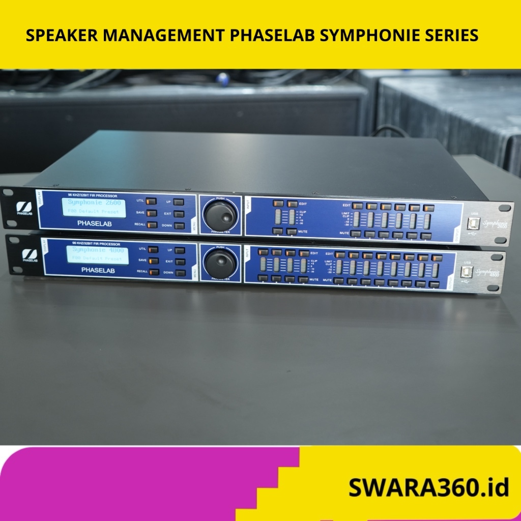 Speaker management phaselab symphonie 2600 4800 dlms fir