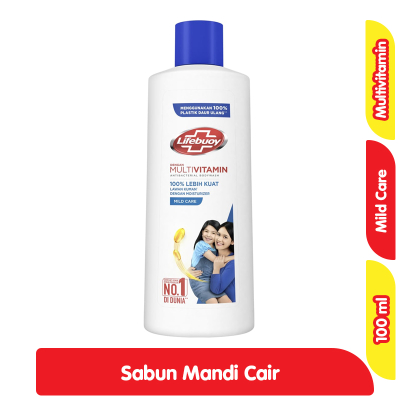 Lifebuoy Multivitamin Sabun Mandi Cair Botol 100ml / 100 ml
