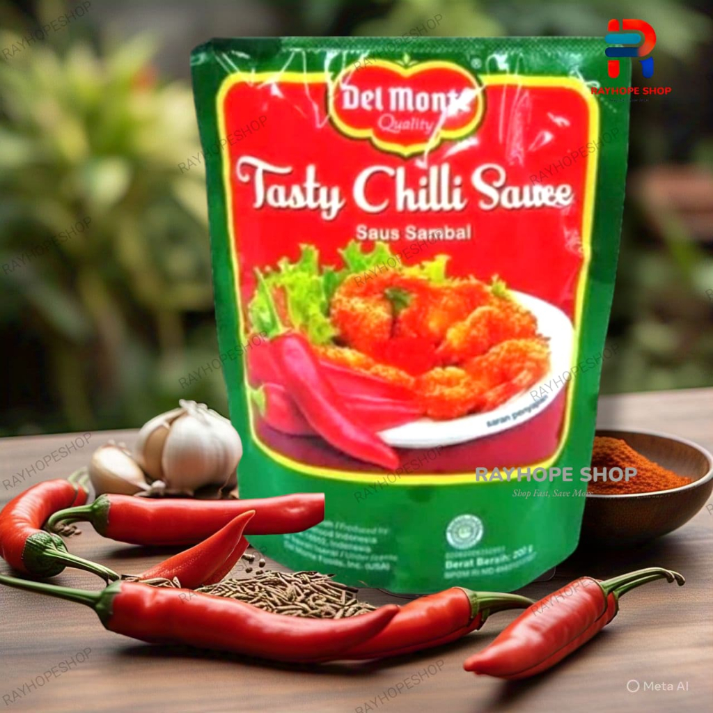 

PROMO Saus Saos Sambal Sambel Cabe Cabai Delmonte Del Monte Tasty Chili Sauce Refill Pouch Kemasan Isi Ulang 200gr 200 gram gr Murah Termurah Usaha Kekinian Viral Ide Jualan UMKM Toko Warung Kelontong Horeca Horeka Hampers Parcel Lebaran Idul Fitri Bumbu