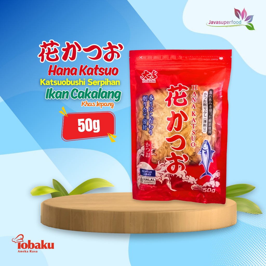 

Daikichi HANA KATSUO - Katsuobushi Serpihan Ikan Cakalang Khas Jepang 50g
