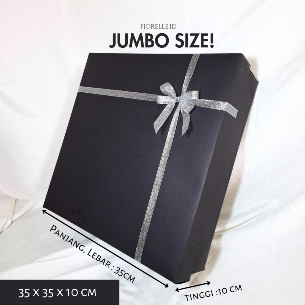 Kotak Kado Hardbox/ Gift Box Hardbox/ Packaging Kado Hampers HITAM POLOS