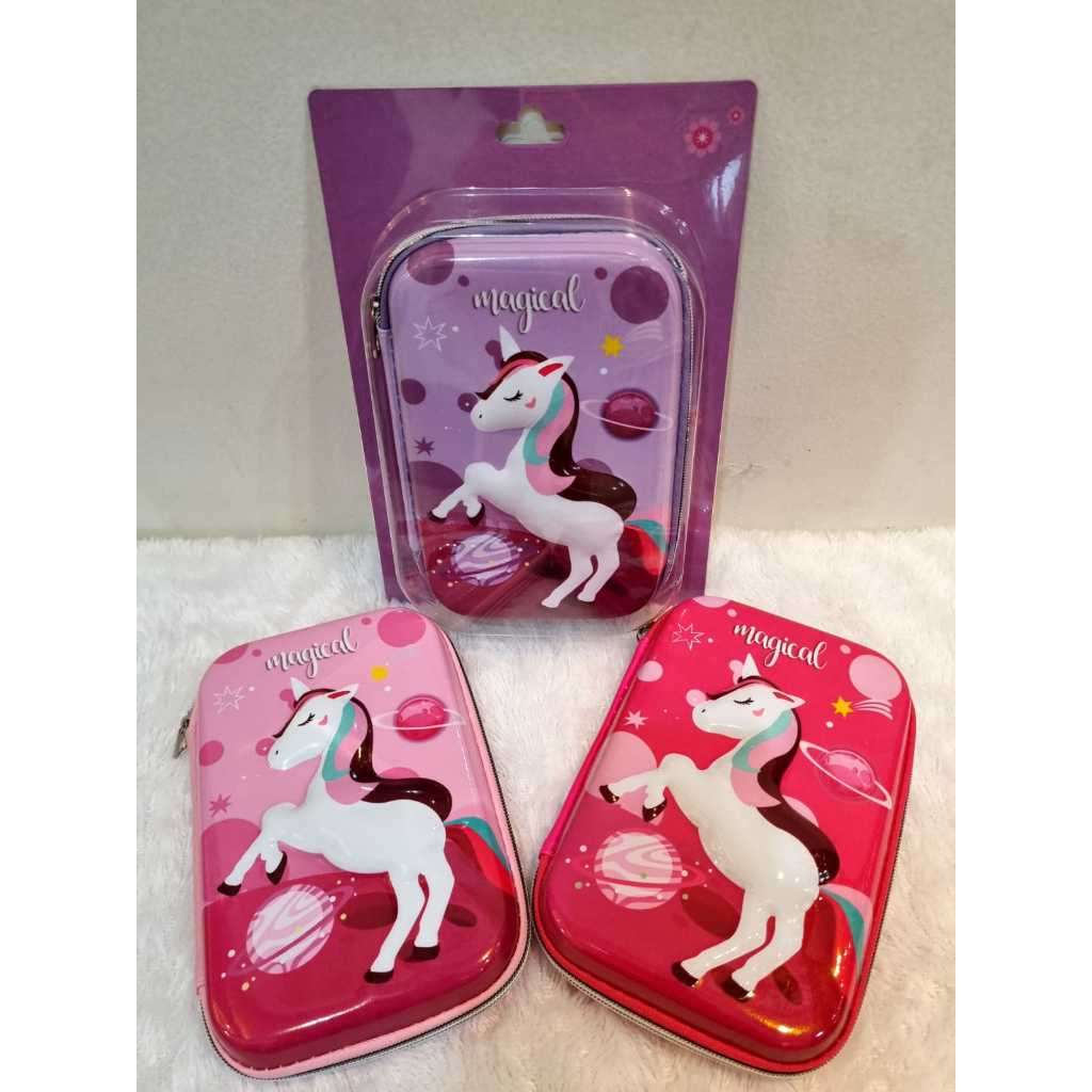 

KOTAK PENSIL ANAK (MAGICAL PONY) KOTAK PENSIL 3D KUALITAS TERBAIK DAN TERMURAH