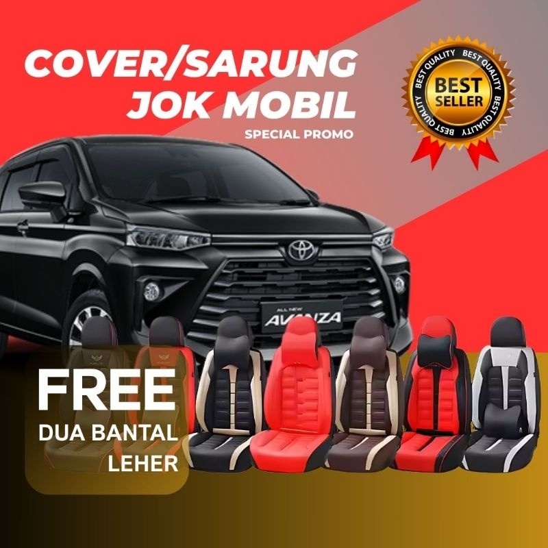 Cover Jok Mobil New Avanza Xenia 2007-2010 Full Set 3 Baris