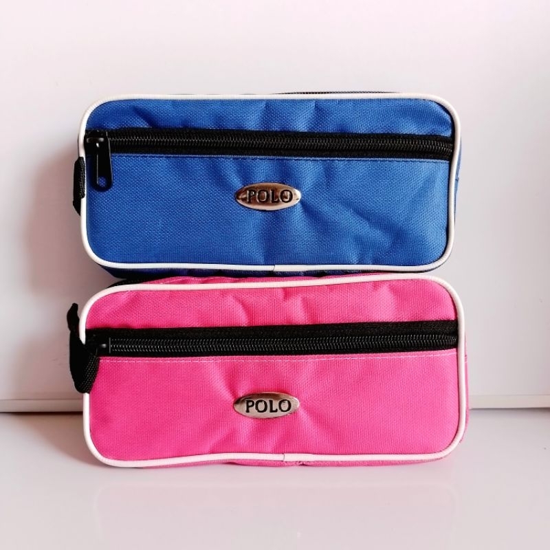

Tempat Pensil Kain Resleting Pencil Case AS 006 BOS Motif Polos ( Pcs ) [ Original ]