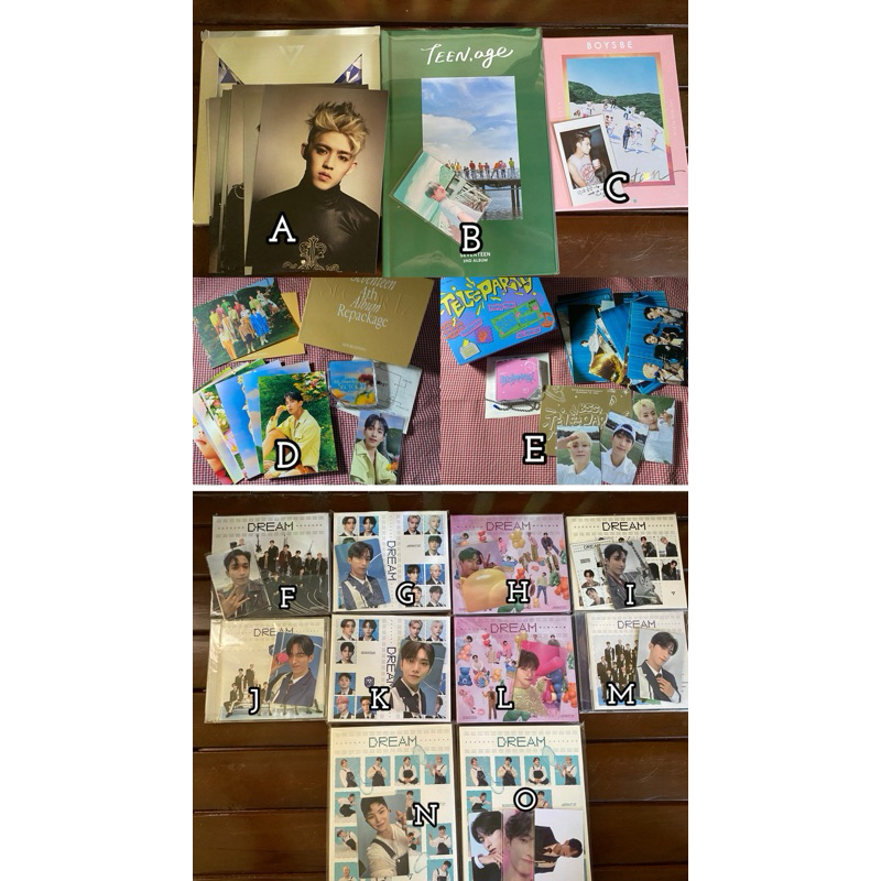 SEVENTEEN Album fullset unsealed 17Carat Boys Be Teen Age Sector17 Teleparty KIT Dream Jp