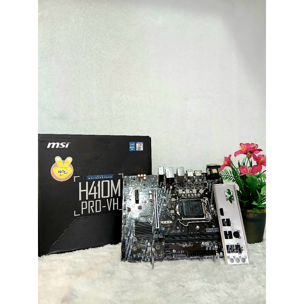 Motherboard MSI H410M Pro-VH Kondisi Normal