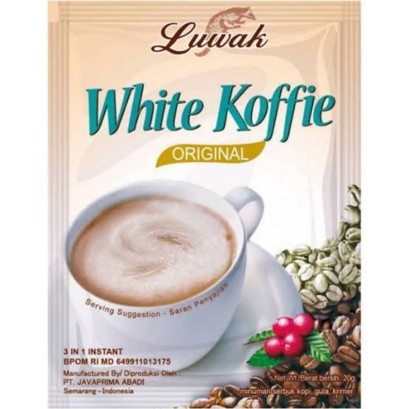 

Luwak White Coffee 1 Renceng (10 Sachet)