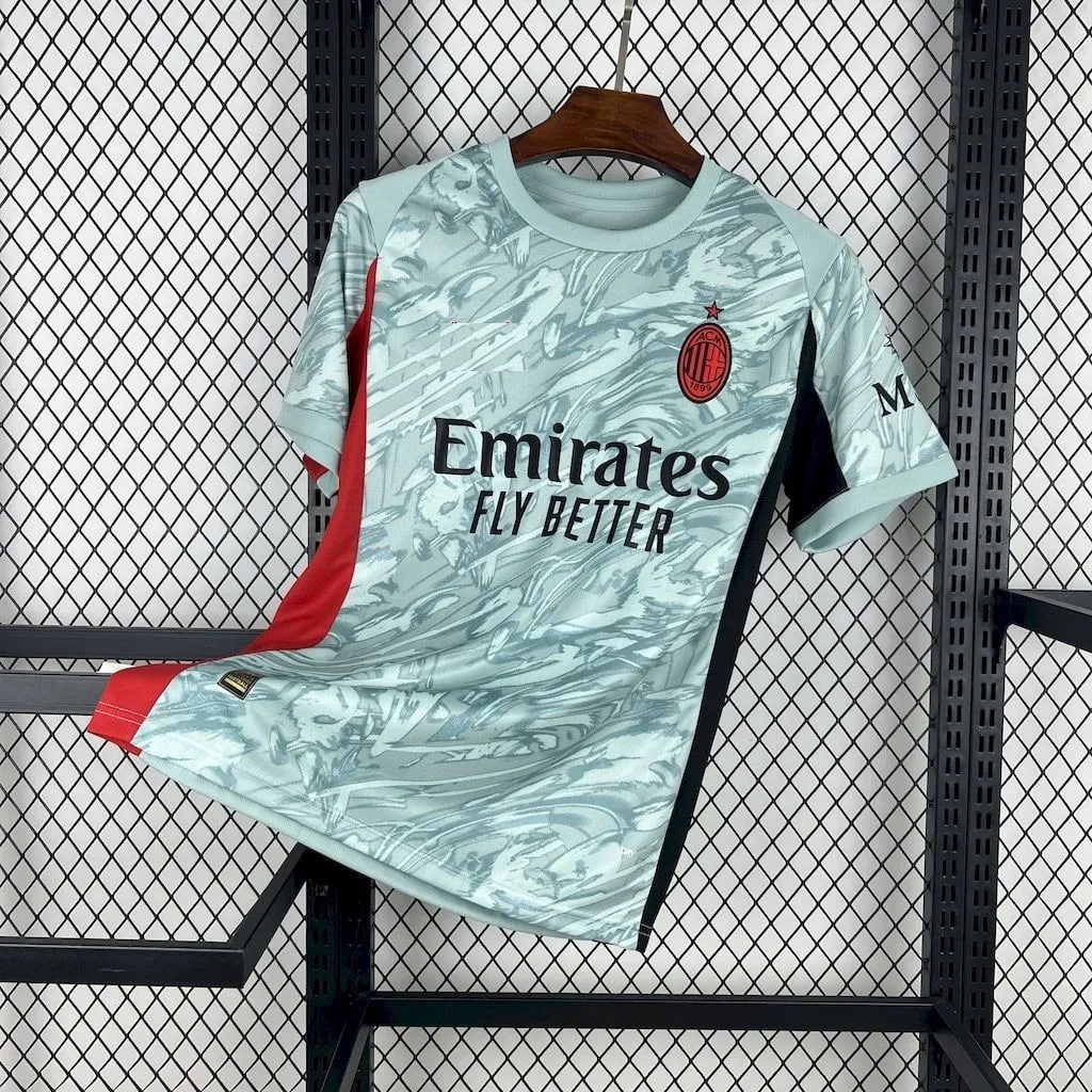 [Fans Issue] Premium Jersey Bola Dewasa _Ac_e_Milan_n_ Goal Keeper GK abu 2025/2026 Season 25 26 ter