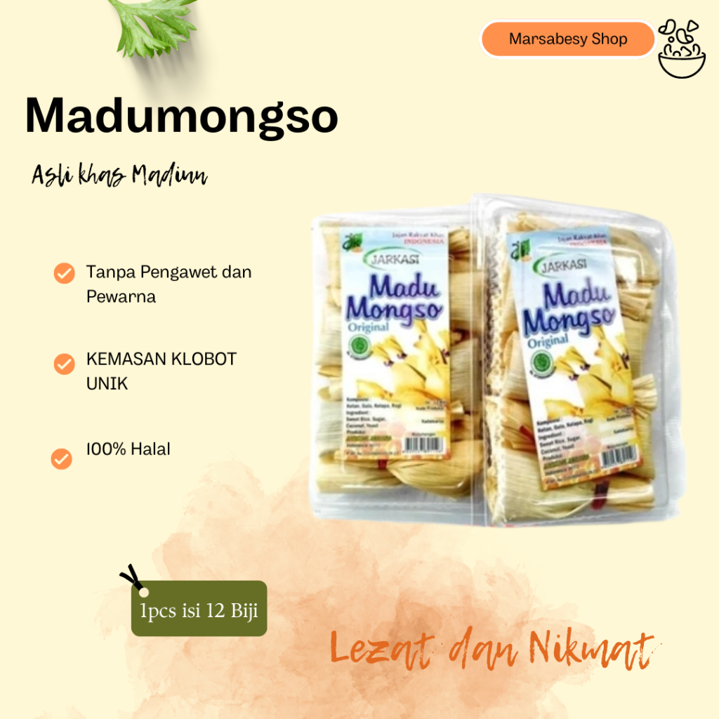 

NEW Madumongso Original Jarkasi Madu Mongso Jenang Ketan MURAH BERKUALITAS
