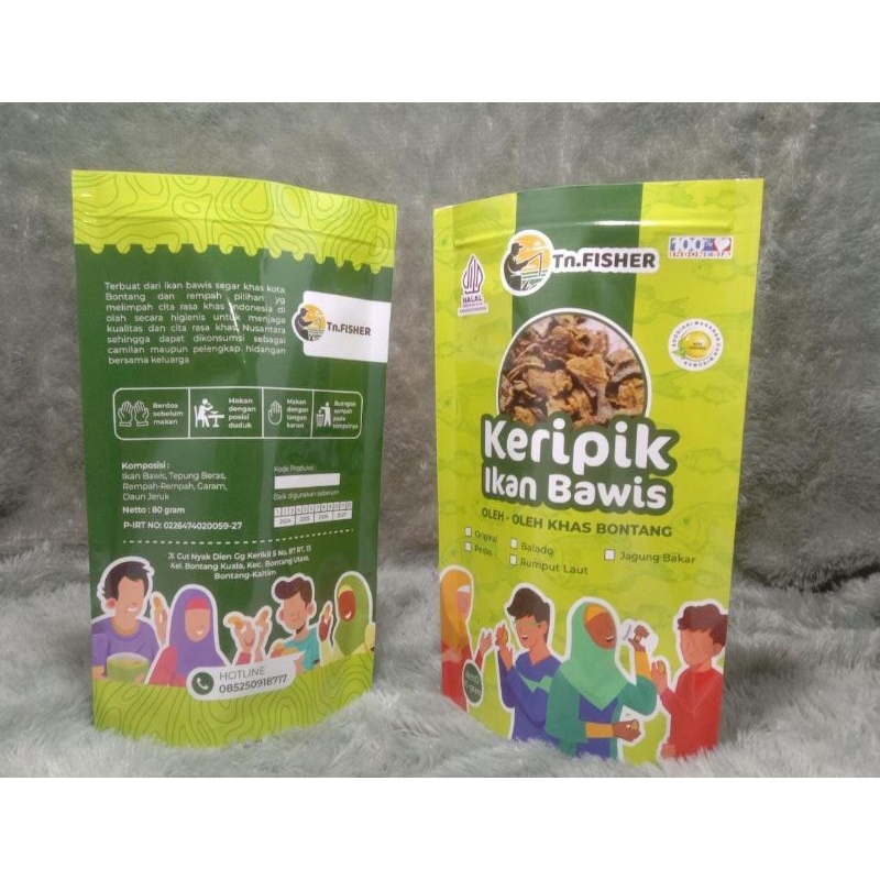 

Keripik ikan bawis