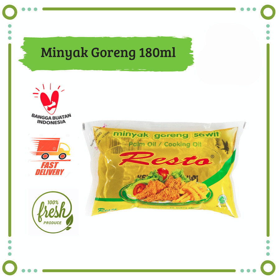 

minyak goreng resto 180ml