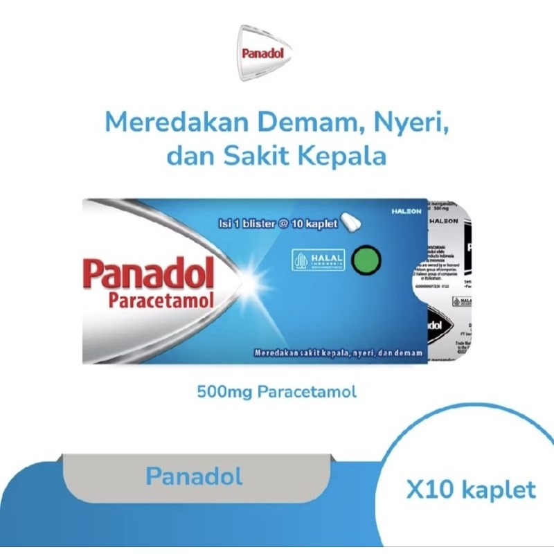 Panadol Biru Untuk Sakit Kepala | Obat Sakit Kepala dan Demam isi 10 Kaplet Obat Sakit Kepala