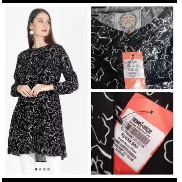 Novel Mice - Tunik Rayon Print