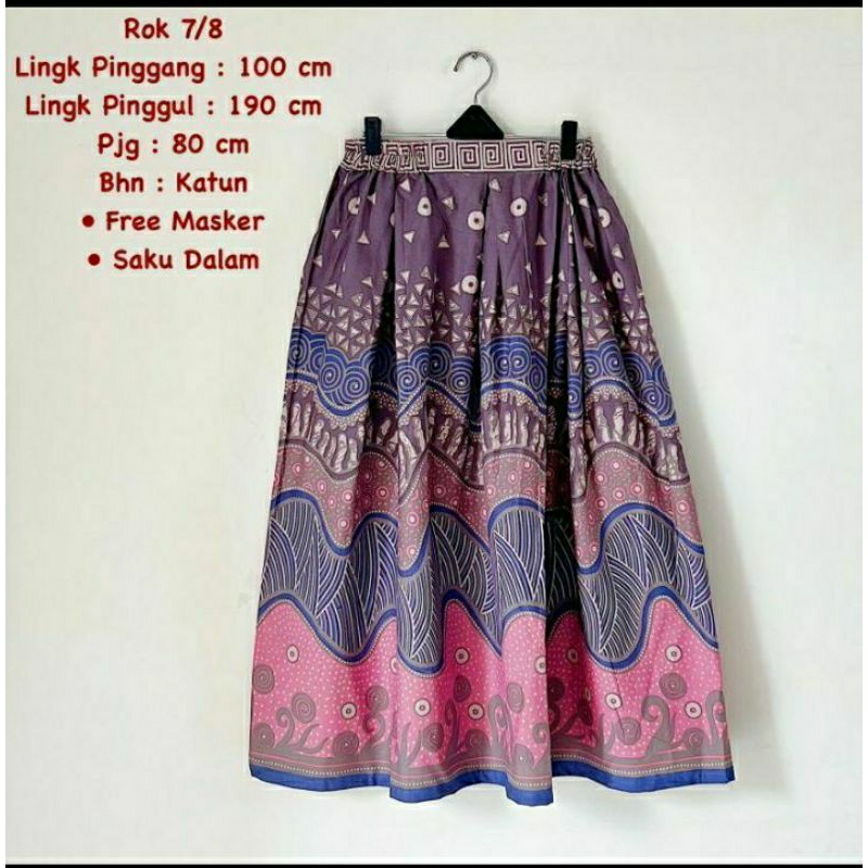 Rok 7/8 Batik Solo Rok Batik Wanita