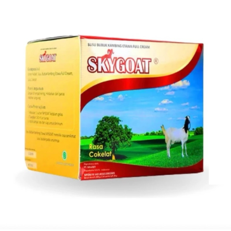 

SKYGOAT SUSU KAMBING ETAWA ISI 10 SACHET RASA COKLAT
