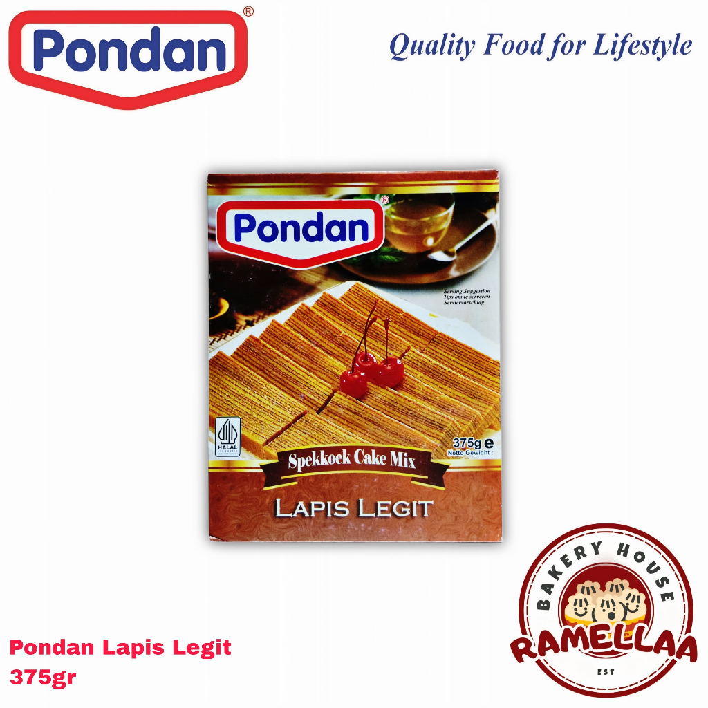 

Pondan Tepung Lapis Legit 375gr