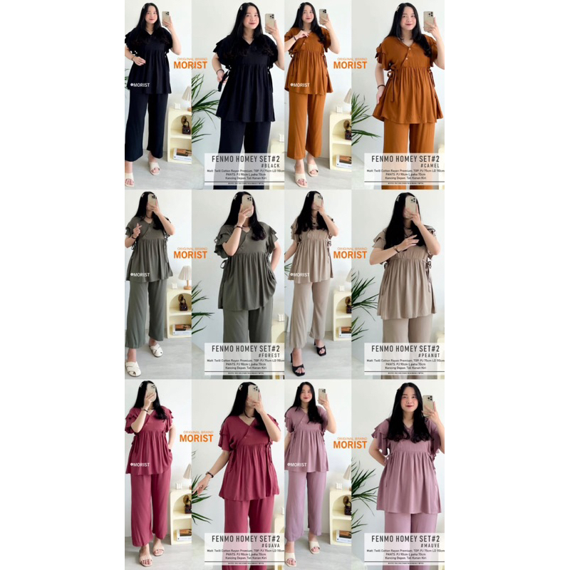 SETELAN POLOS LENGAN PENDEK ORI MORIST