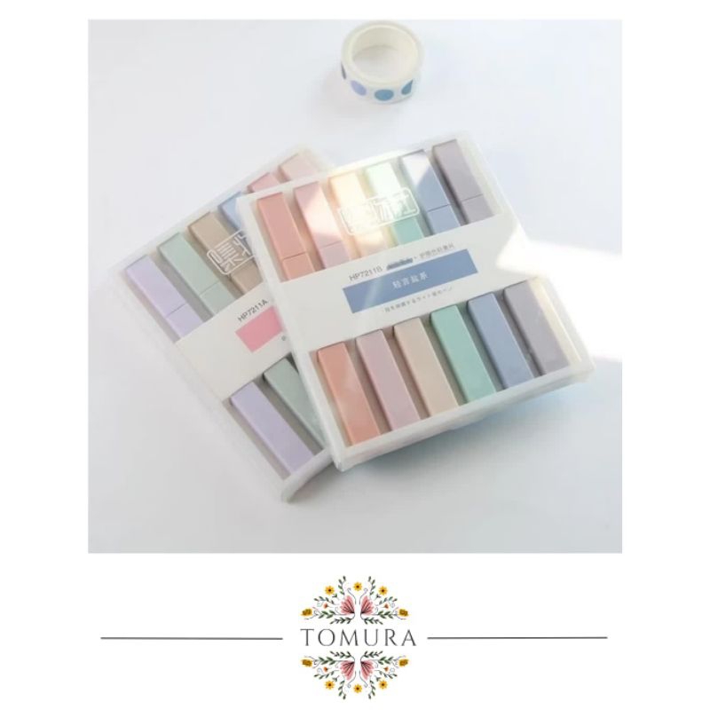 

Highlighter Stabilo Warna Pastel Marker Morandi & Macron Stationary