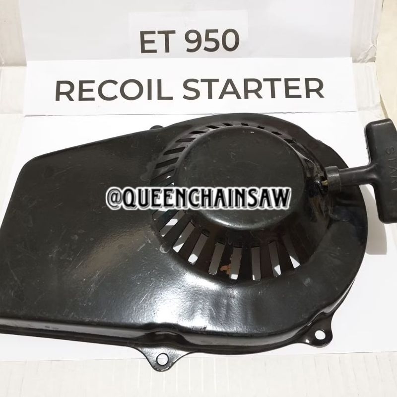 TARIKAN ENGKOL SELAHAN RECOIL STARTER GENSET 2 TAK ET950 1000 WATT