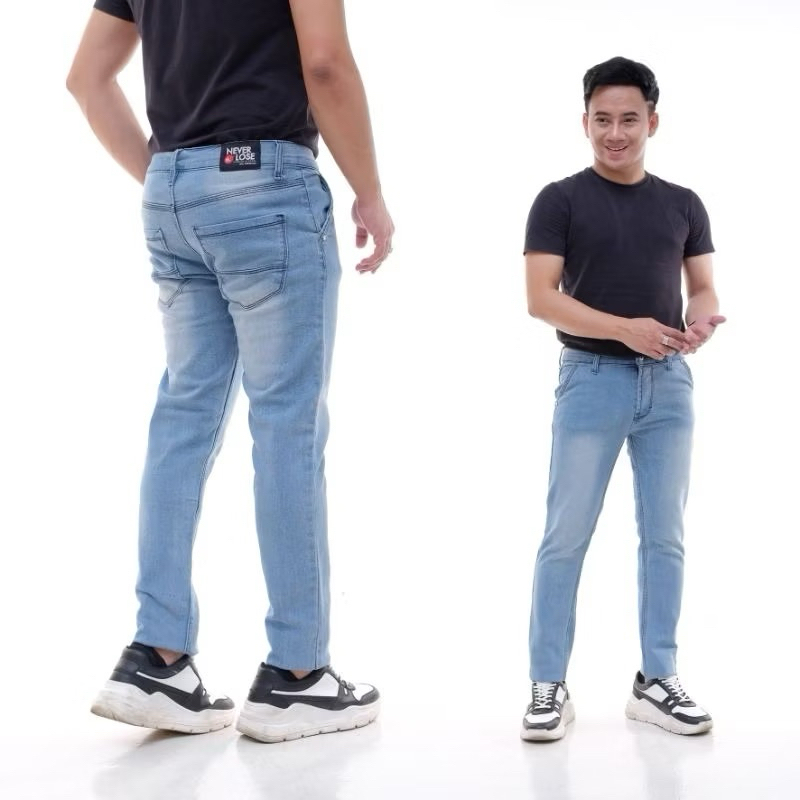 Celana Jeans Pria Slimfit Denim