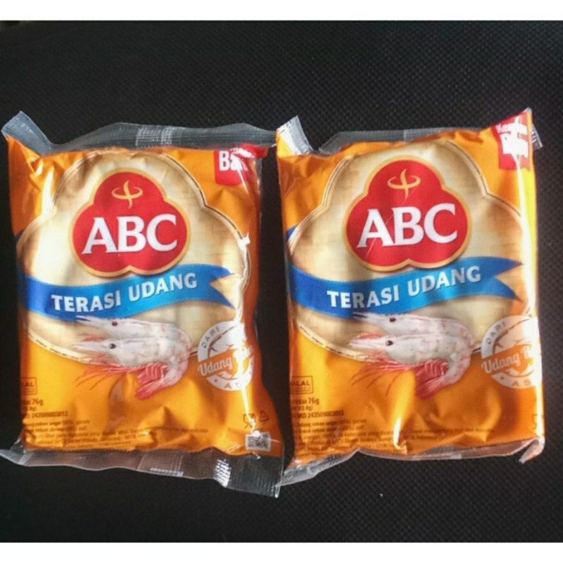 

TERASI UDANG ABC sachet (isi 20pcs)
