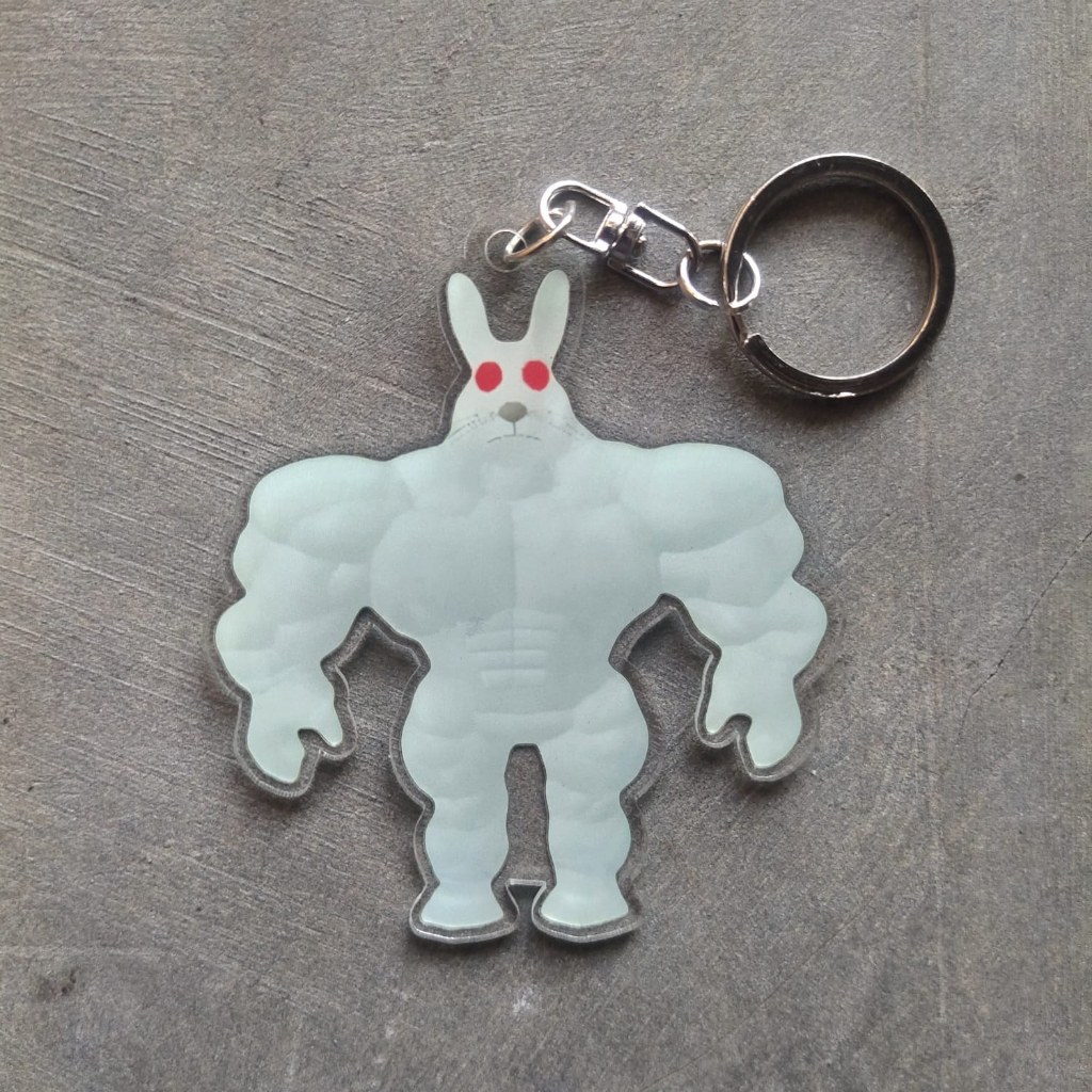 Gantungan Kunci Easter Bunny Dead Rails Roblox High Quality Ganci Easter Bunny Dead Rails Roblox Gan
