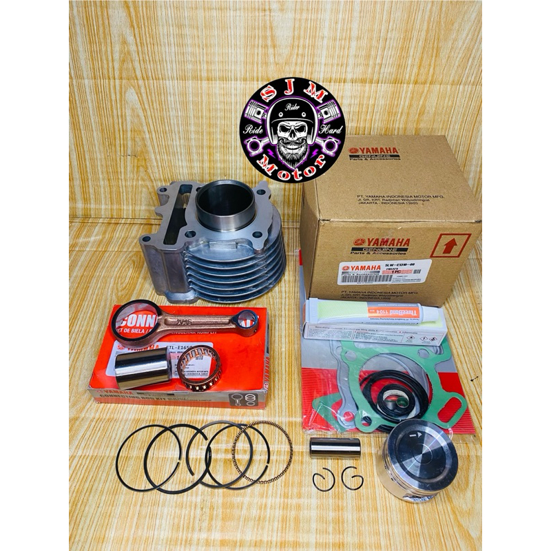 Blok Seher Komplit 5TL/5LW+Bearing Kruk As Yamaha Mio lama/Mio Smile/Mio Sporty/Mio Soul Karbu/Fino 
