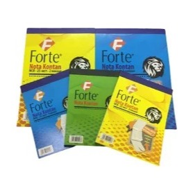 

Nota Belanja Forte [1 2 3 Rangkap/1 Buku] / Nota Kontan / Kertas Nota Pembelian