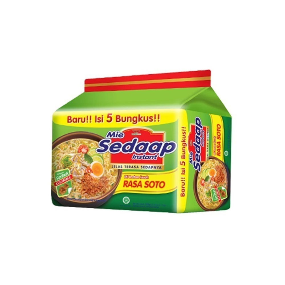 

Mie Sedaap Soto 5 x 76g - Mie Instan Rasa Soto Enak Gurih
