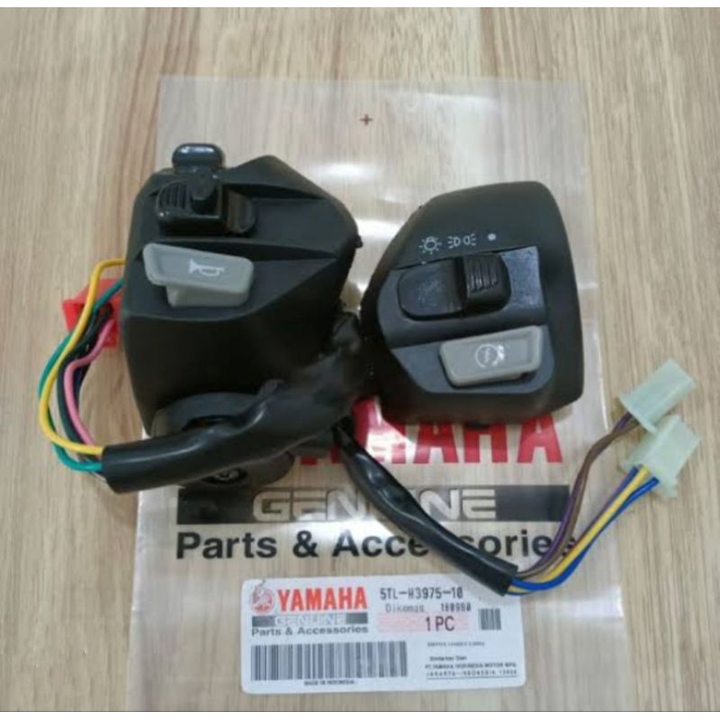 Saklar 1 Set Kiri/Kanan On/Off Lampu  Motor Yamaha Mio Soul/Mio Sporty/Mio M3/Mio J/Mio Soul GT /Fin