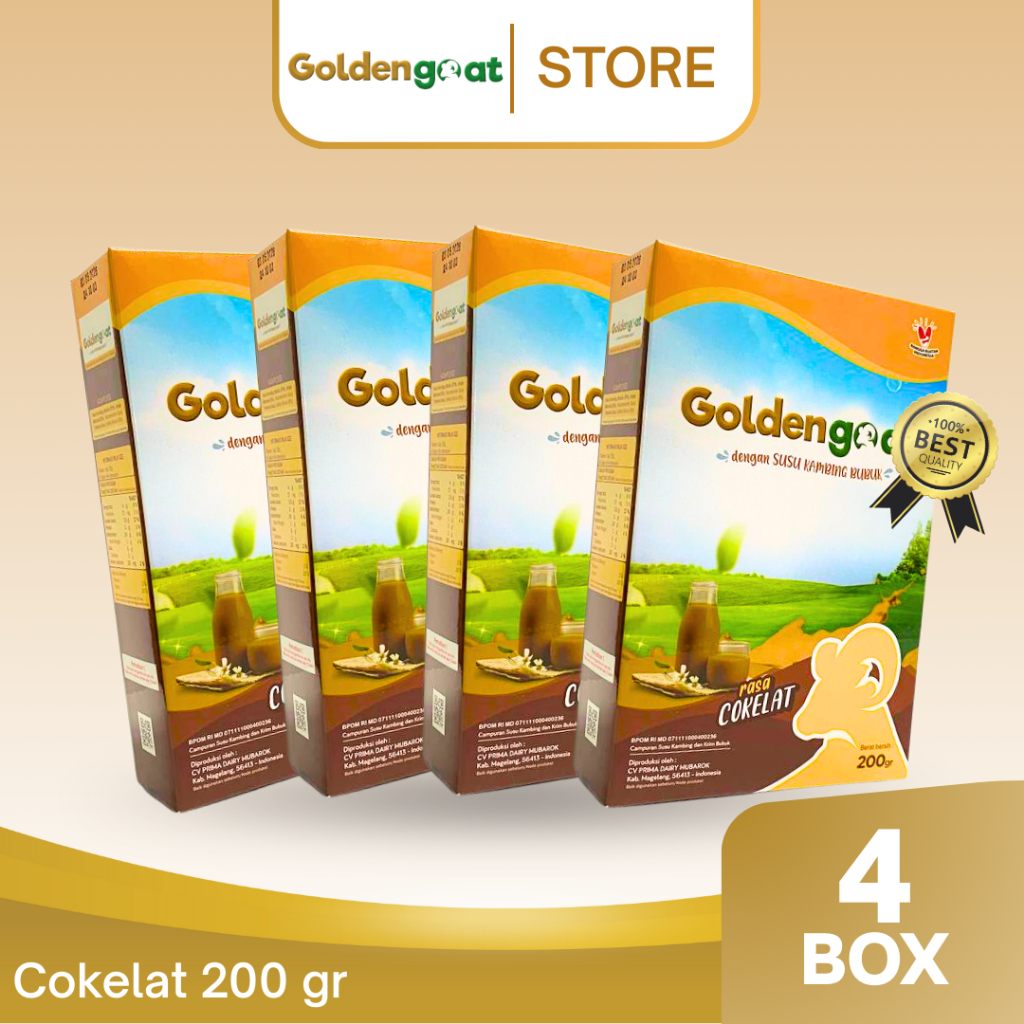 

Susu Cokelat Goldengoat Paket 4 Box Harga Ekonomis