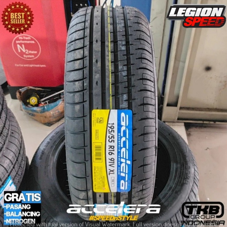 Ban Mobil Murah 195 55 R16 Accelera PHI-R Ban Tubles 195/55 R16