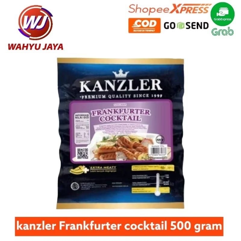 

Kanzler franfukter coctail 450gram
