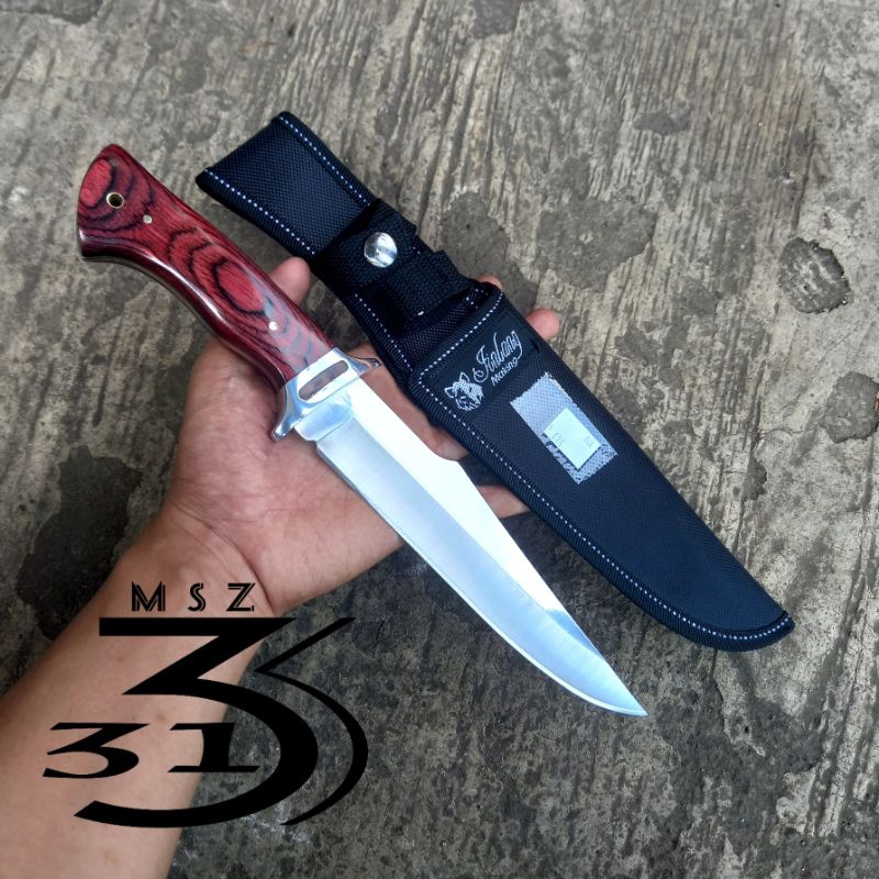 pisau columbia bushcraft tactical stainless steel rambo 313msz