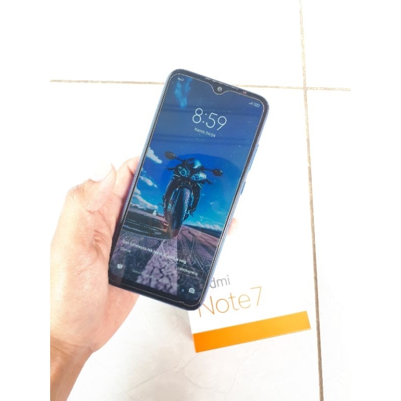 REDMI NOTE 7 SECOND FULLSET RAM 3GB MEMORI 32GB