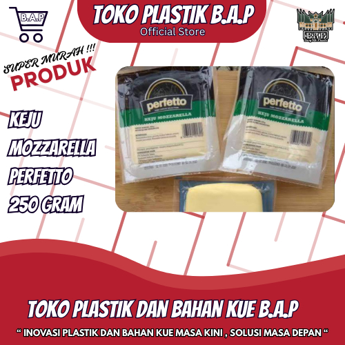 Keju Perfetto Mozarella - Keju Mozarella Perfetto 250gr - Mozarella Perfetto 250gr