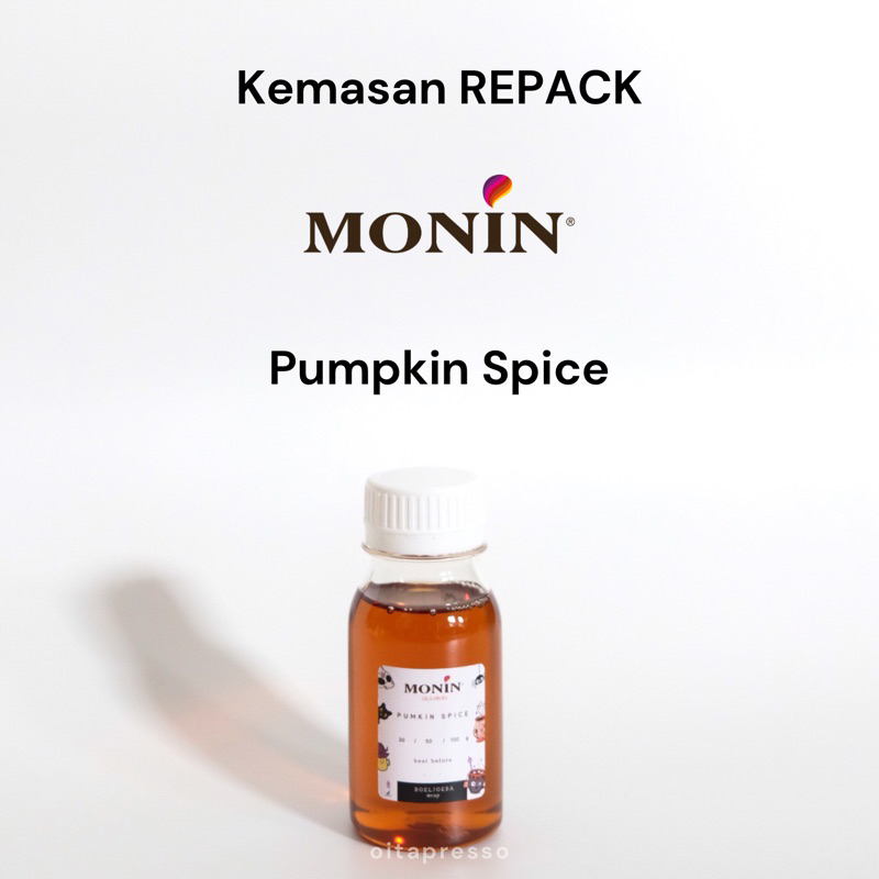 

REPACK - Monin Pumpkin Spice Syrup [30, 50, 100] g