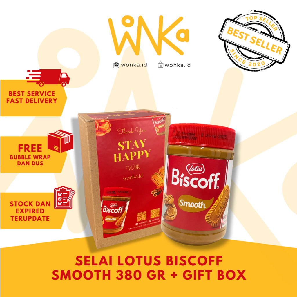 

Lotus Spread Smooth - Selai Speculoos 400 gr - EXTRA BOX