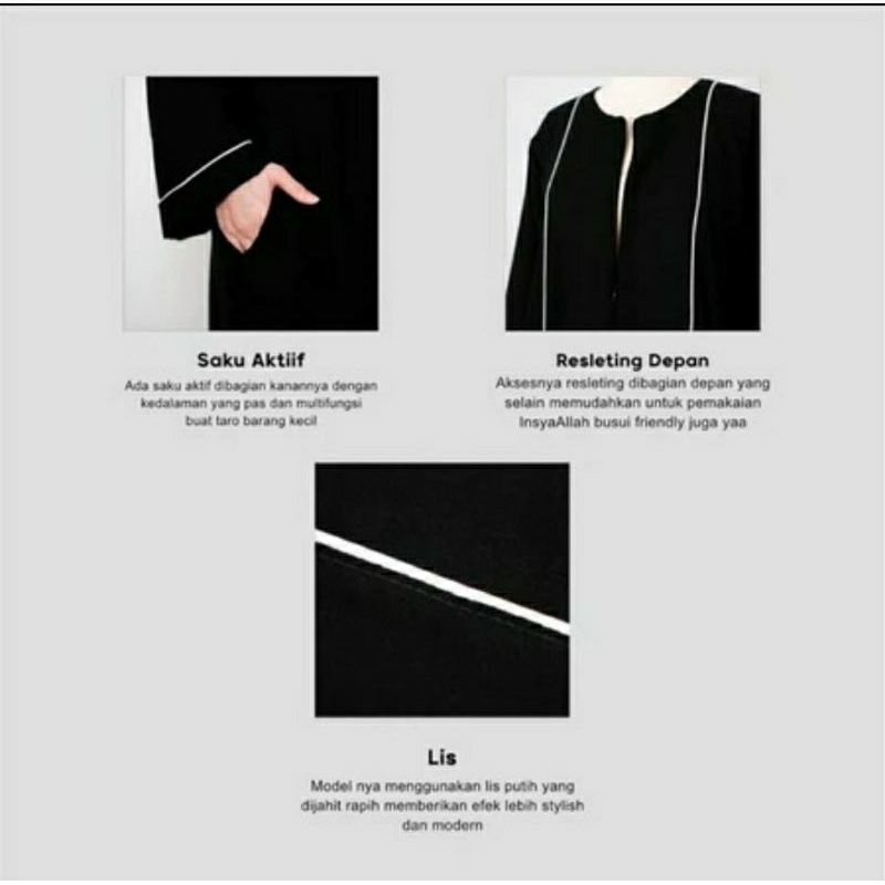 BEST SELLER (TERMURAH DI SHOPEE)GAMIS ABAYA PREMIUM BISA (COD) PRODUK BEST SELLER ABAYA BASIC LIST