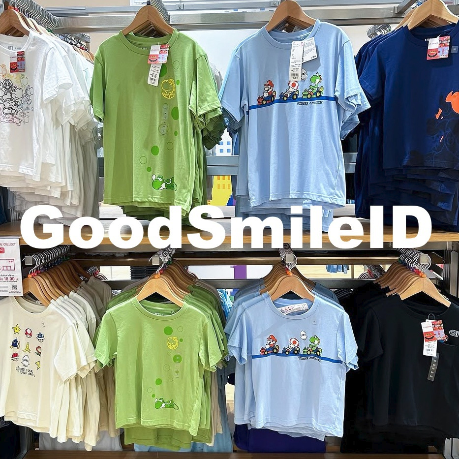 NEW KIDS UT x Super Mario ArchiveT-Shirt Lengan Pendek Kaos Anak Laki Laki PEREMPUAN JASTIP UNIQLO