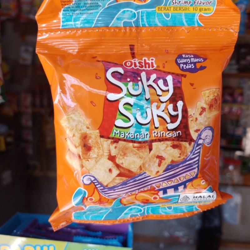 

snack suky suky oishi rasa udang manis pedas