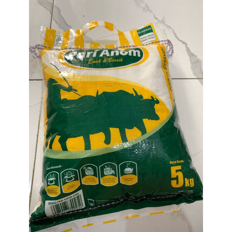 

Beras Parianom kemasan 5kg