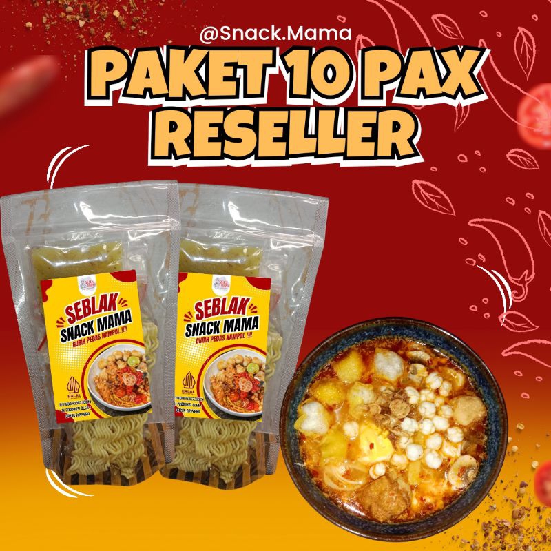 

Snack Mama - Paket Reseller 10Pax Seblak Instan