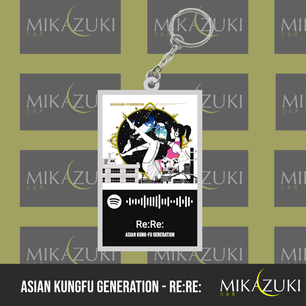 GANTUNGAN KUNCI AKRILIK SPOTIFY - ASIAN KUNGFU GENERATION / AKG