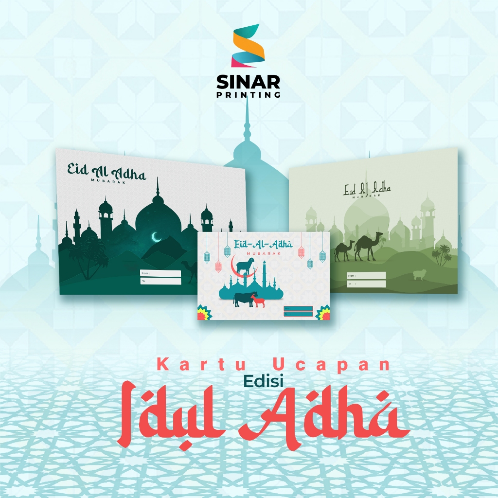 SINAR PRINTING -  KARTU UCAPAN IDUL ADHA - KARTU UCAPAN CUSTOM - IDUL ADHA