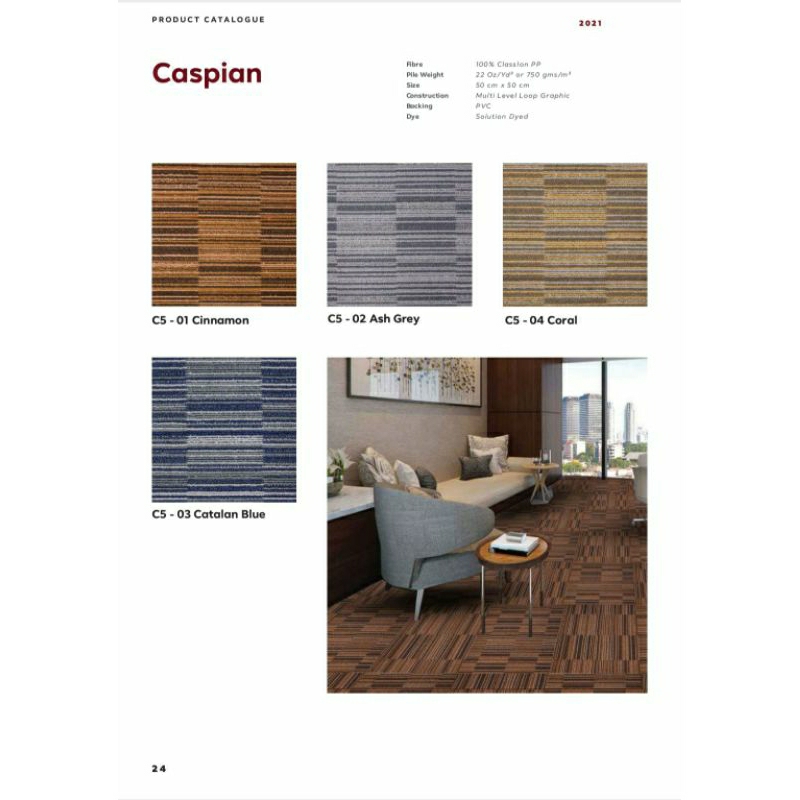 Karpet tile Caspian 50x50