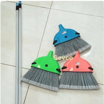 Sapu Lantai Nylon Plastik Nagata 0502 RODA/ Sapu Bagus Tebal