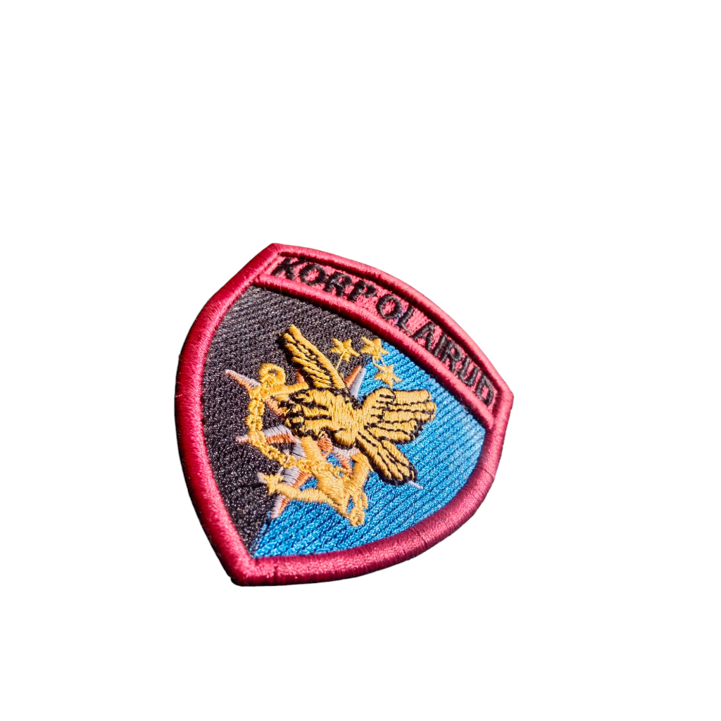 Badge POLAIRUD,BET BORDIR TIMBUL POLAIRUD,Atribut Polri,Atribut Polair,Korpolairud